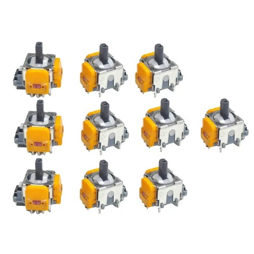 3X(10 Piece 3Th Gen for  Joysticks Yellow Plastic+Metal Adjustable8333