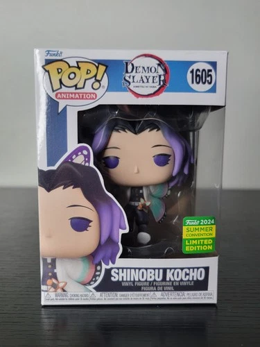 🔥Funko Pop! Demon Slayer: Shinobu Kocho #1605 2024 Summer Conv. W/Protector!🔥