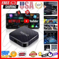 Wireless CarPlayBox with Netflix/YouTube/TF Card Convert Wired CarPlay to Wir...