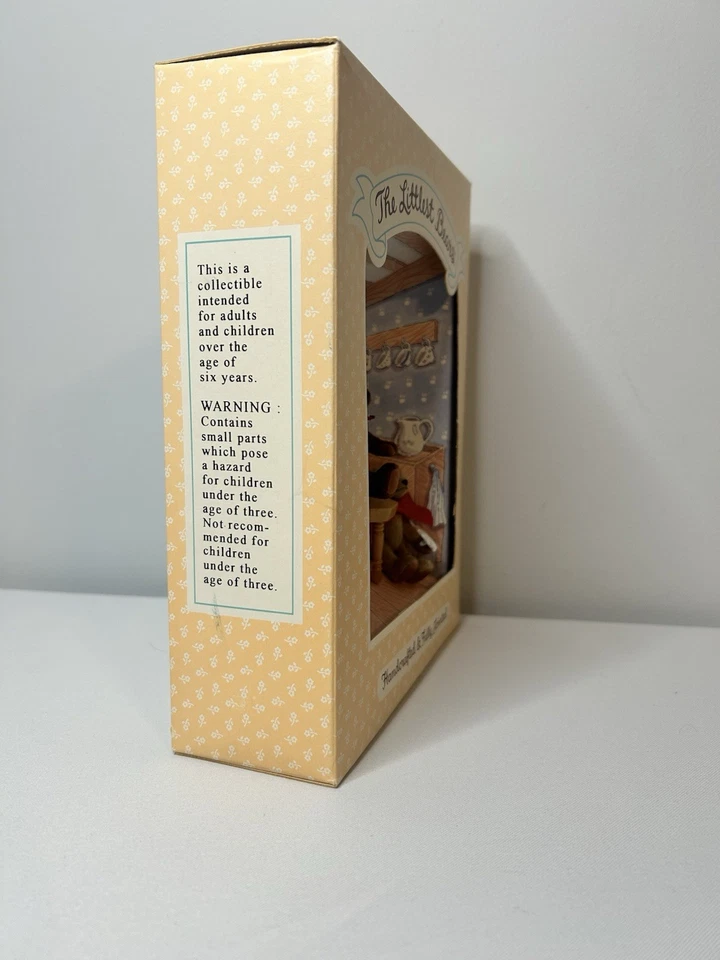 1994 Littlest Bears by Gund #7022 GRANDFATHER & GRANDSON, 2.75" Brand New in Box - Image 3 of 4