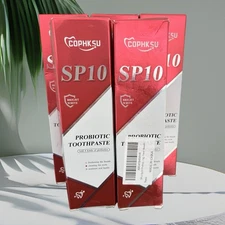5 x Tubes Cophksu SP10 Probiotic Bright and White Dental Toothpaste 100g tube
