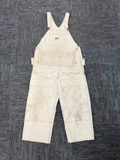 Vintage 60s Ben Davis Yellow Tag Canvas Overalls Pants Union Made in USA 40 x 30