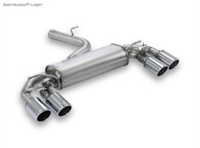 Remus Edelstahl Duplex Sport-Auspuff VW Golf 7 R je 2x102mm rund eingerollt