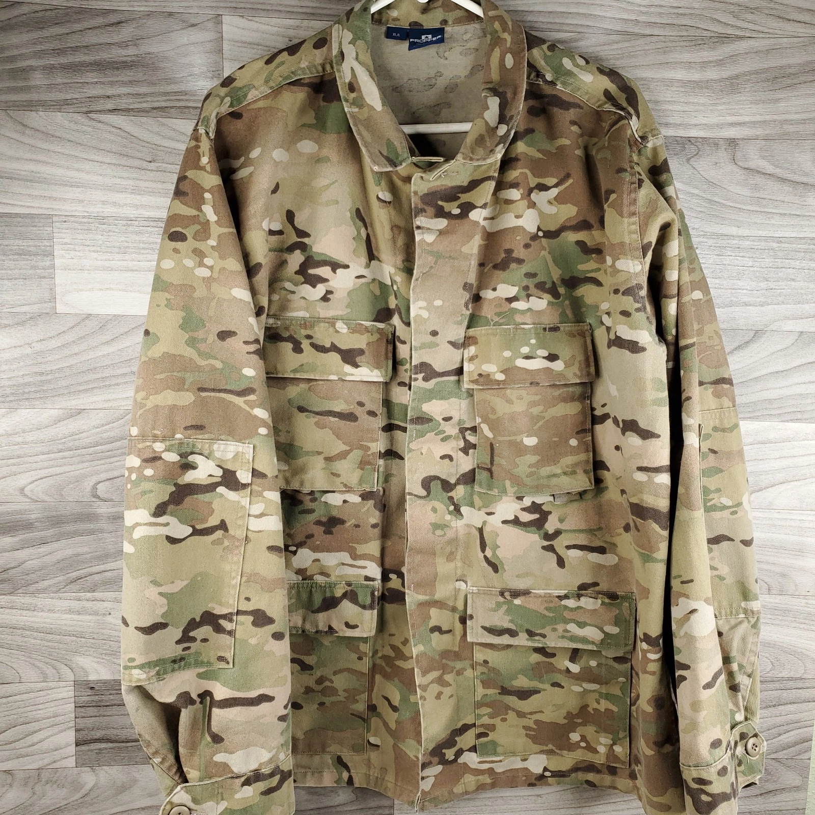 Propper Multi-Cam Camo BDU Field Jacket Mens XL Regular Utility Coat image 1