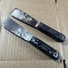 Vintage Craftsman USA Putty Knife 2 Piece Set  1-1/4” 90151 & 90161