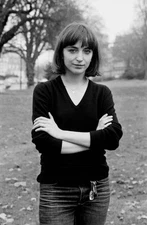 French actress Christine Pascal in Paris in 1978 France Old Photo 2