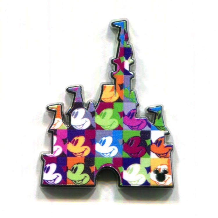 Disney Pin Mickey Mouse Pop Art Castle Hidden Mickey WDW Wave B 