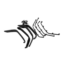 RC Plastic Wheel Fender Flare Mud Guard For Axial SCX10 for Jeep Wrangler 1/10