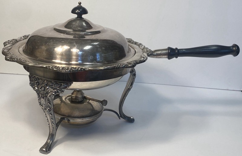 Vintage Heritage Roger Bros Aesthetic Ornate Buffetwarmer Chafing Dish 