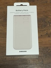 Samsung Battery pack 25W 10,000mAh Wireless Dual port Super Fast Charging– Beige