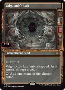 Valgavoth's Lair (Showcase) Foil - Duskmourn: House of Horror