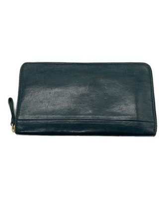 PORTER                    WISE Leather Shoulder Wallet green