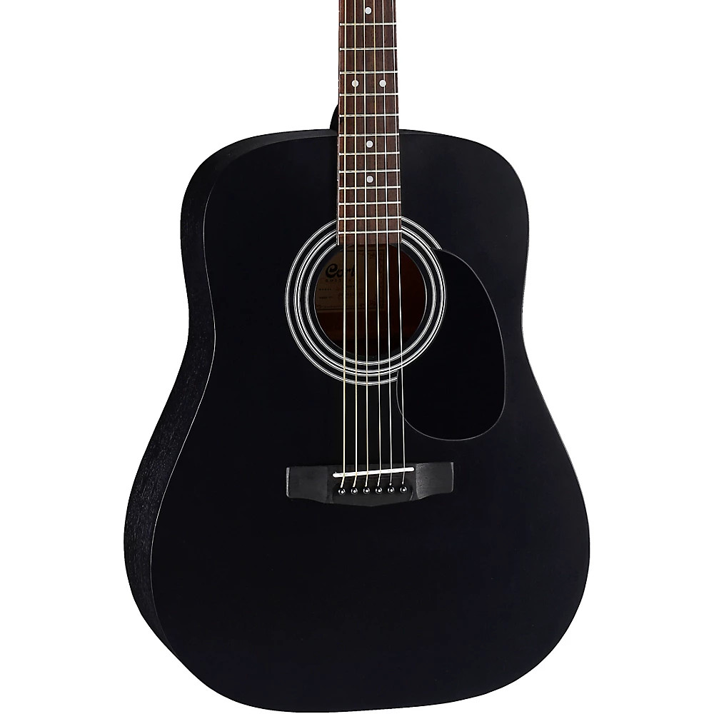 CORT AD810 OPB/マットブラック Cort AD810 Standard Series Dreadnought Acoustic Guitar Black Satin