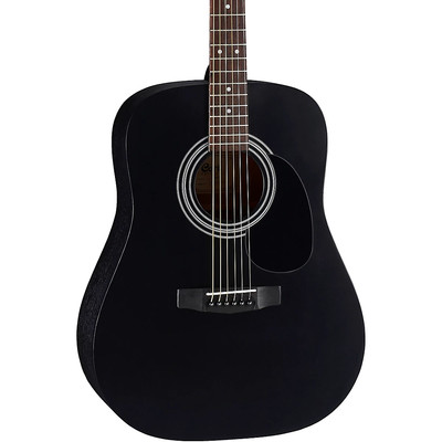 CORT AD810 OPB/マットブラック Cort AD810 Standard Series Dreadnought Acoustic Guitar Black Satin