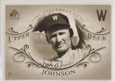 2005 SP Legendary Cuts Walter Johnson #85 HOF 14s2