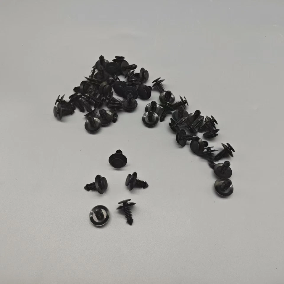 50 peças clipes de porta painel acabamento montagens retentor prendedor para Ford 6505878-AA - Imagem 4 de 4