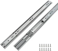 (10-Pk) Soft Close Drawer Slides Ball Bearing and Full Extension 20" SL4502S3-20