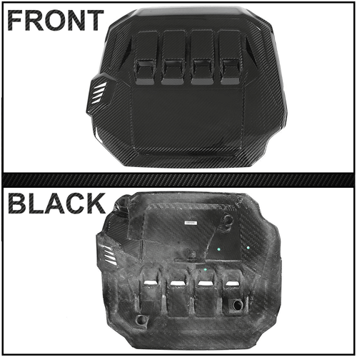 Für VW Golf 8 MK8 GTI 2021-2023 DRY Carbon Motorabdeckung Abdeckung Engine Cover - Bild 10 von 12
