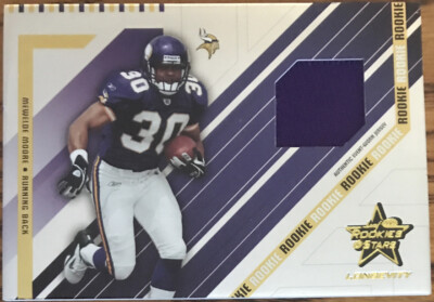 2004 Leaf Rookies & Stars Longevity Rookie Jersey Mewelde Moore #271 # d 028/299