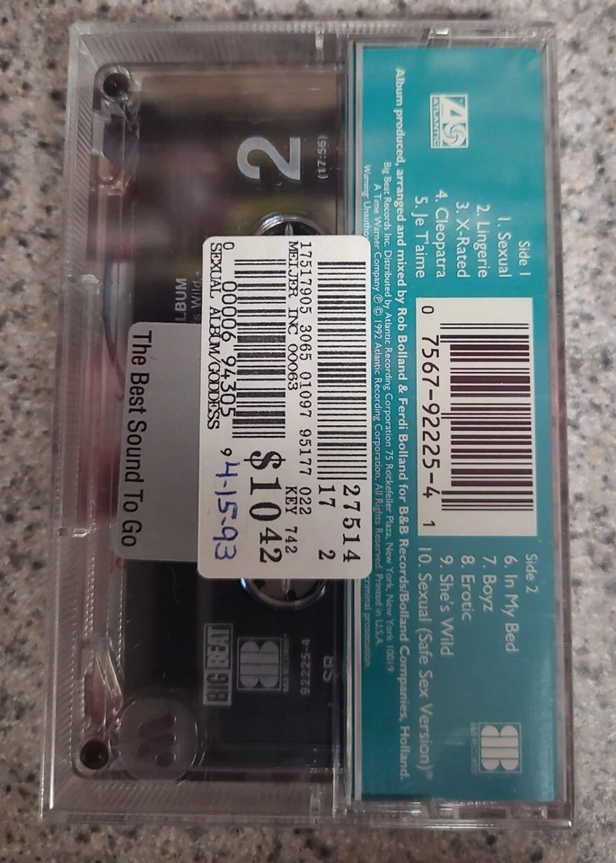 Goddess - The Sexual Album Cassette SEALED - Image 3 of 4