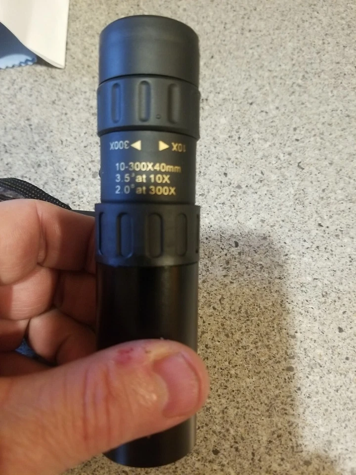 Mira telescópica de prisma óptico binocular Nikula Zoom monocular negro telescopio caza Foto 2 de 4