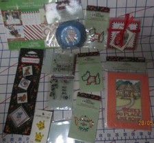 Mary Engelbreit craft lot-Paper-Stamps-Note Cards-Rhinestones-Buttons-Crafting
