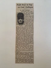 Lester Burge Dallas Eagles 1948 Sporting News Baseball 2X7 Panel