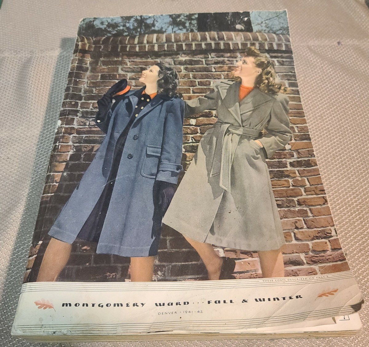 Vintage 1941 1942 Montgomery Ward Fall Winter Denver Colorado