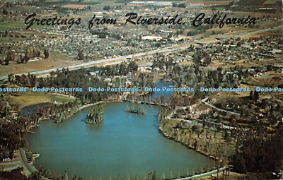 R290627 Grüße vom Flussufer Kalifornien Luftaufnahme des Lake Evans Max Mahan