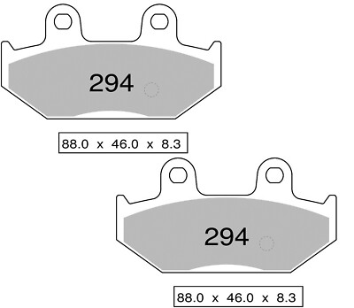 Bremsbeläge Paar Bremse TROFEO 294 Hinten Sinter Malaguti 125 Madison