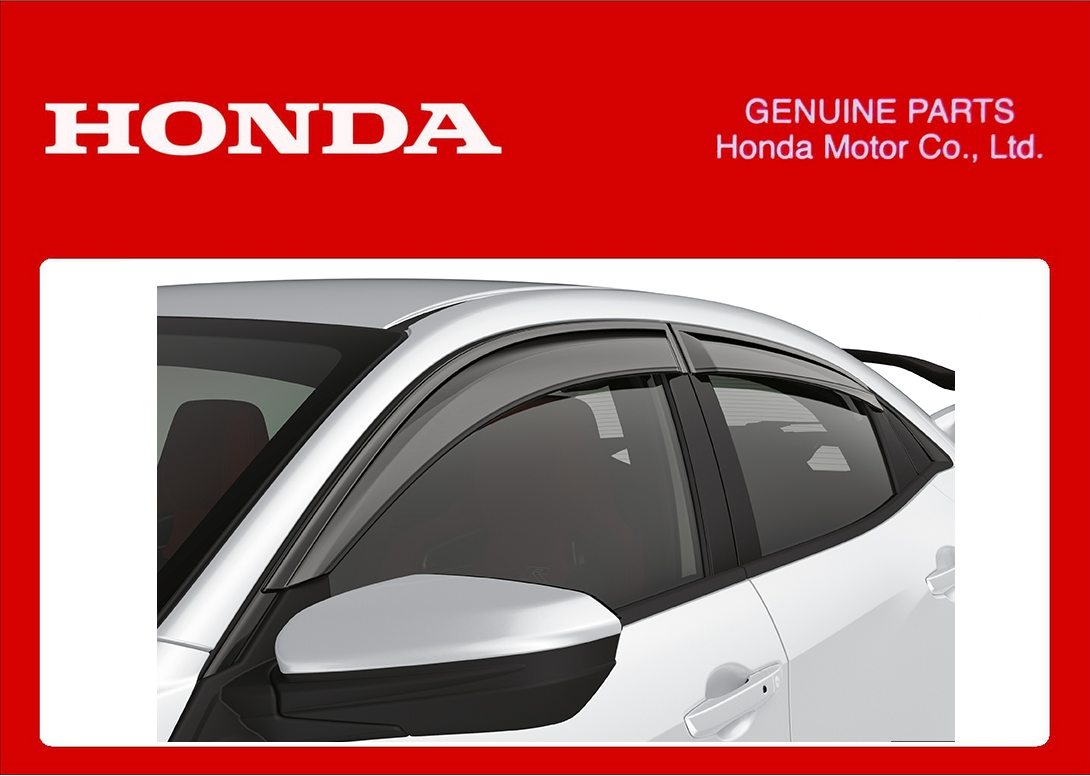 GENUINE HONDA WINDOW VISORS WIND DEFLECTORS CIVIC FK8 TYPE R CIVIC 5