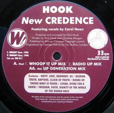 Hook Featuring Carol Neen - New Credence - UK Promo 12" Vinyl - 1996 - Whoop!...