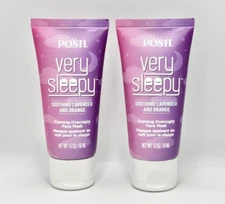2x Perfectly Posh Very Sleepy Lavender & Orange Overnight Face Mask 1.7 oz.