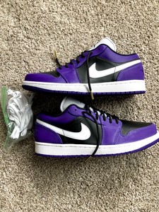 jordan retro 1 purple low