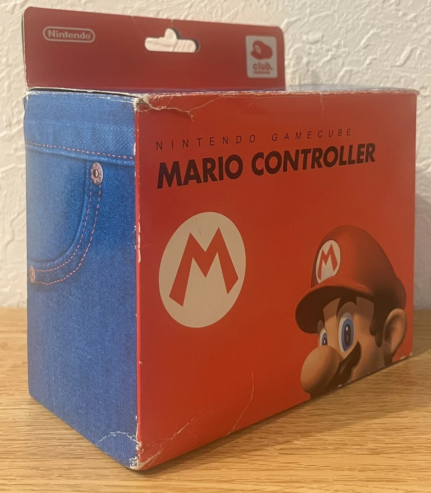 【New】Nintendo GameCube Controller Mario w/Box Club Nintendo Limited Japan Rare - Image 2 of 4