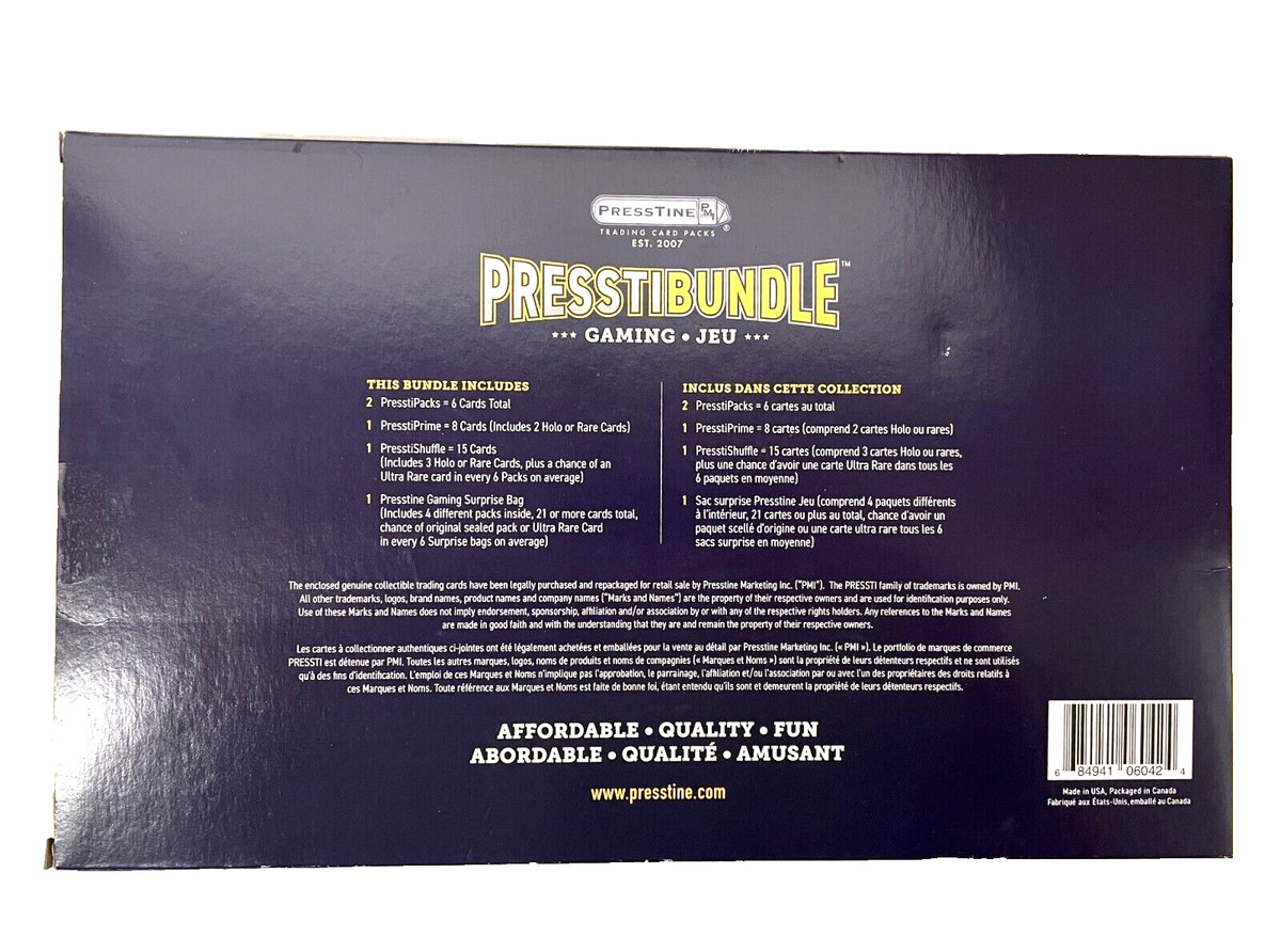 pressti bundle pokemon cards Pokemon Gaming Presstibundle