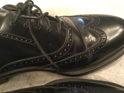COLE HAAN Men's Black Dress Shoes Leather Lace Up Oxfords Size 10.5 D - Picture 8 of 11