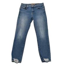 7 For All Mankind Jeans Women's 28 Blue Straight Denim Roxanne Ankle Lux Vintage