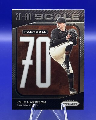 2023 Panini Prizm KYLE HARRISON 20-80 Scale Insert #SC17 San Francisco Giants