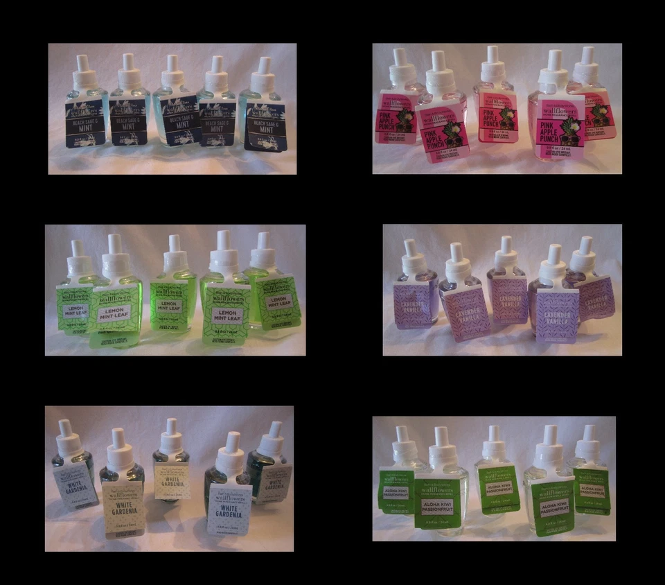 Bath & Body Works WALLFLOWER FRAGRANCE REFILL BULB Lot of 5 You Pick Scent (#4)