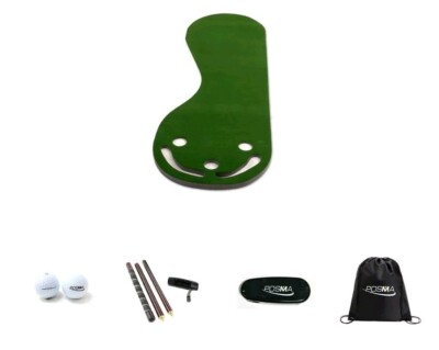 PG190H Grassroots Par Three Putting Green Golf Putting Slope Matte Bundle