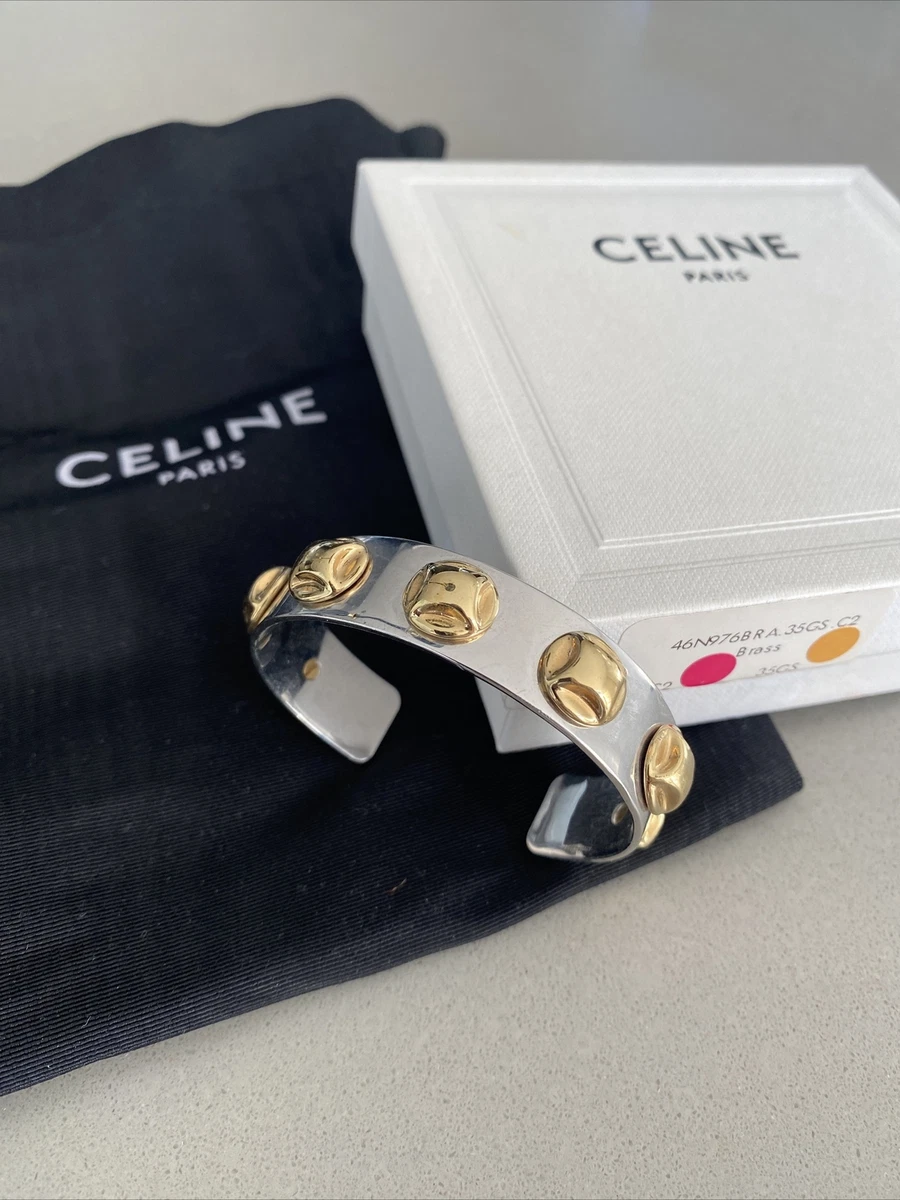 Celine Bangle Bracelet Silver & Gold | eBay