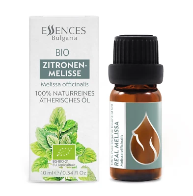 BIO Echte Melisse (Zitronenmelisse) - 100% Naturreines, Ätherisches Öl - Bild 1 von 4