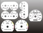 White Face Gauges for 1990-1993 Ford Mustang 140 Mph