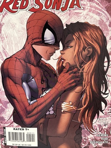 Dynamite/Marvel: Spider-Man Red Sonja #5 Michael Turner Cover NM+ 2007 - Bild 2 von 4