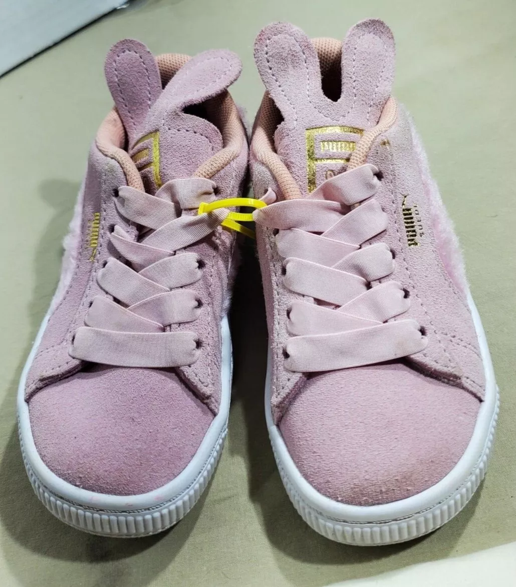 PUMA Pink Suede Easter Pale Pink Coral Cloud 368946 02 GUC eBay