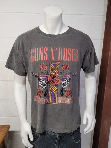Guns&Roses Appetite for Destruction s. stitch concert T 1980s vintage concert t-shirt, vintage, single stitch, B+ condition