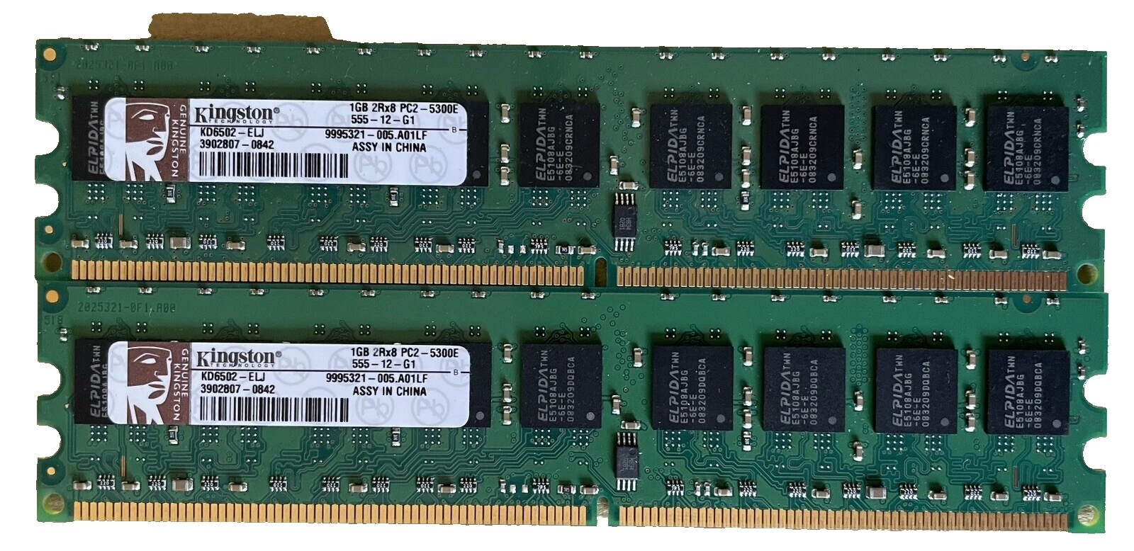 Kingston DIMM DDR2 SDRAM ECC Memoria de Servidor de red (RAM)