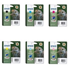 Cartucce epson GUFO ORIGINALI T0791 T0792 T0793 T0794 T0795 T0796  PX 800 720