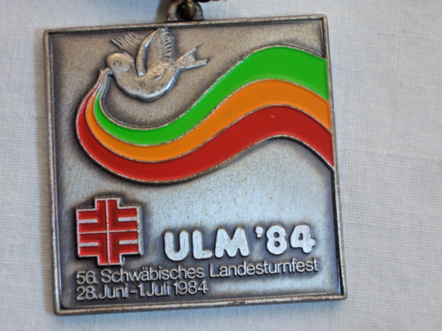 Ulm 84 - 56. Szwabski Święto Krajowej 28 czerwca – 1 lipca 1984 medal plakietka - Zdjęcie 1 z 4